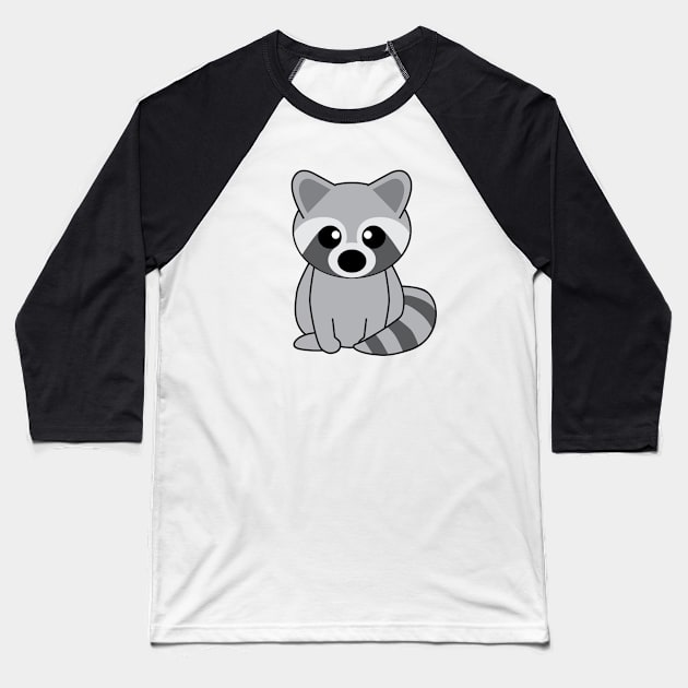 Raccoon Baseball T-Shirt by Mstiv